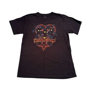 Disney Kingdom Hearts Shadow Heartless Graphic T-Shirt Size XS